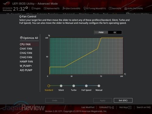 Hands-On Motherboard ASUS Crosshair VIII Hero (Wi-Fi) 5 ASUS ROG Crosshair VIII Hero WiFi BIOS 05