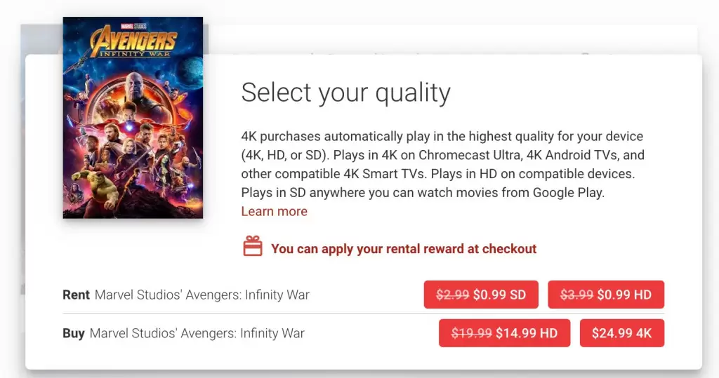 google play disney 4k