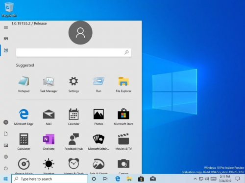 Tampilan Start Menu di Windows 10 akan Diubah? 1 windows 10 start menu