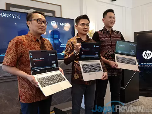 HP Indonesia Rilis Laptop Komersial Untuk Pekerja UKM dengan AMD Ryzen 1 HP EliteBook ProBook AMD Ryzen Launch 01