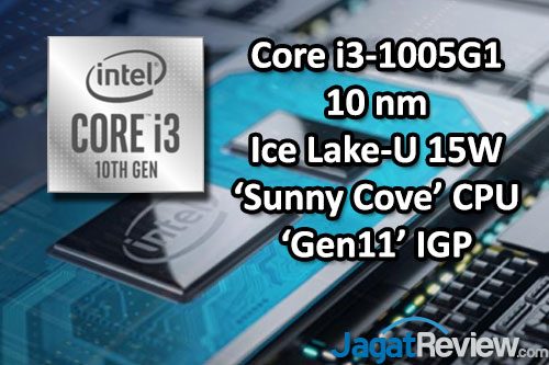 Preview Ice Lake 10nm 2-Core : Intel Core i3-1005G1 1 ICL 0 Logo Core i3 1005G1