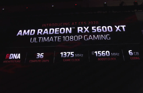 AMD CES 2020: Sneak Peek Radeon RX 5600XT (279 USD) - Lebih Kencang dari GTX 1660 Ti ? 2 5600XT 1