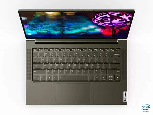 Lenovo Yoga Slim 7: Laptop Tipis & Cantik dengan AMD Ryzen 8-Core/16-Thread 3 Yoga Slim 7 14Inch Bezel Hero Keyboard Dark Moss