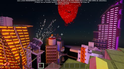 Instalasi & Hands-on Performance : Minecraft RTX Beta (di GeForce RTX 2060 SUPER) 8 MinecraftRTX TEST RenderDistance 8