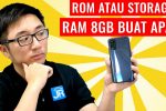Video: Nyobain Smartphone Android dengan RAM 8 GB di 2020, Cukup? 1 rom ram storage apa itu
