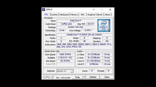 CPUZ CPU