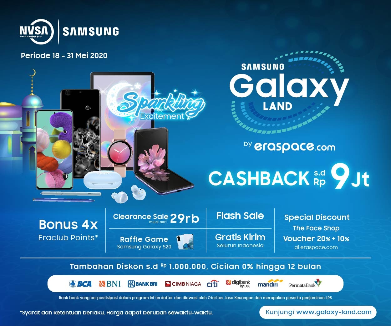 Direct Release: Galaxy Land by eraspace.com, Event Online untuk Siasati Pandemi 36 Galaxy Land Promo