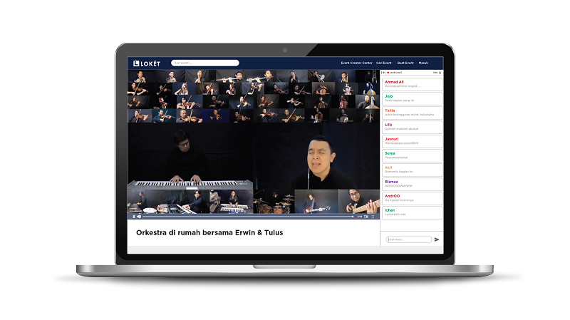 Direct Release: Dorong Industri Event Selama Pandemi, LOKET Luncurkan Platform Event Online Berbayar 29 Konser Erwin Gutawa dan Tulus di LOKET Live