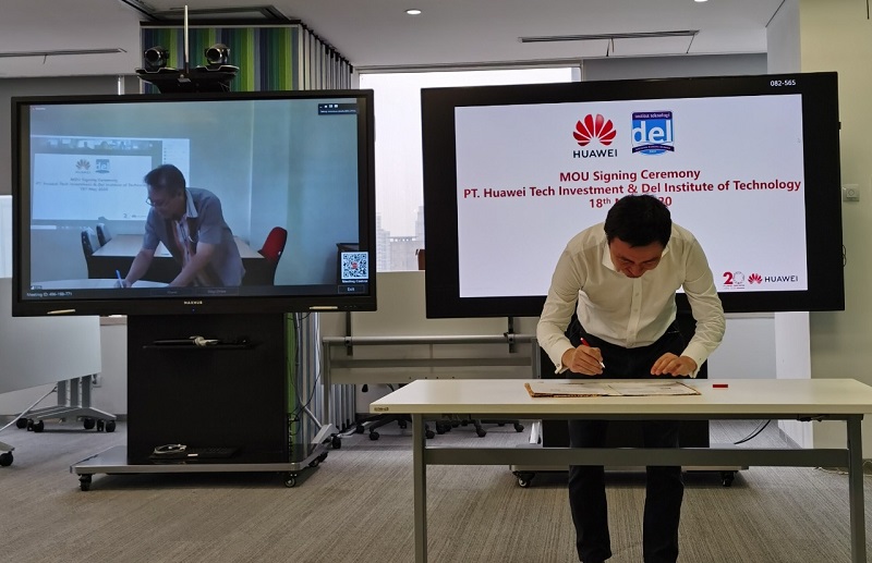 Direct Release: Huawei Dukung Penerapan Solusi TIK untuk Akselerasi Transformasi Digital dan Peningkatan Kompetensi Institut Teknologi Del Sumatera Utara 25 Mou Signing Ceremony Image