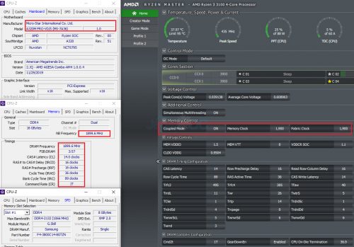 Performance Preview: Ryzen 3 3100 & Ryzen 3 3300X 36 OC Mem 3800CL14s