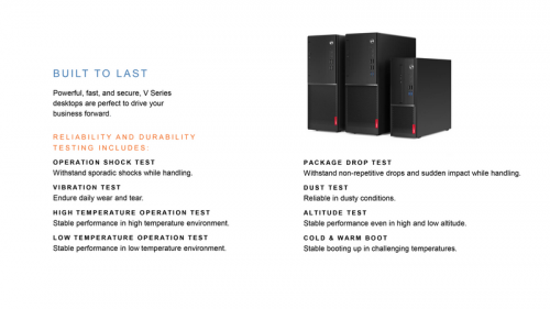 Review Lenovo ThinkCentre M75S dan V55T: PC Desktop AMD yang Irit Daya dan Dingin 10 Reability Durability TestingR