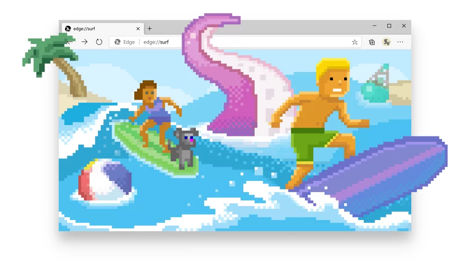 Microsoft Hadirkan Minigame Surf untuk Browser Edge 23 surf game microsoft edge