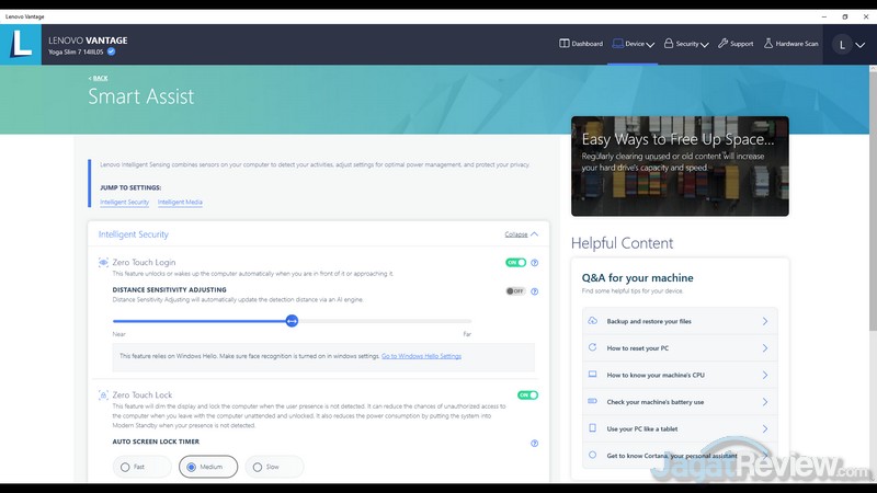 Review Lenovo Yoga Slim 7 dengan GeForce MX350: Laptop Tipis Terbaik di 2020? 10 Smart Assist 01