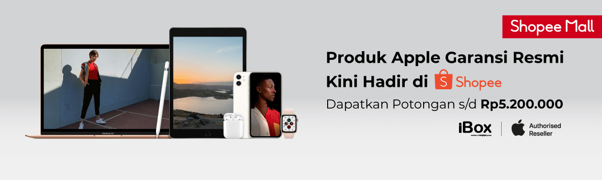 Direct Release: Pertama Kalinya, iBox Apple Authorized Reseller Terbesar di Indonesia Hadir di Marketplace 14 iBox Shopee banner