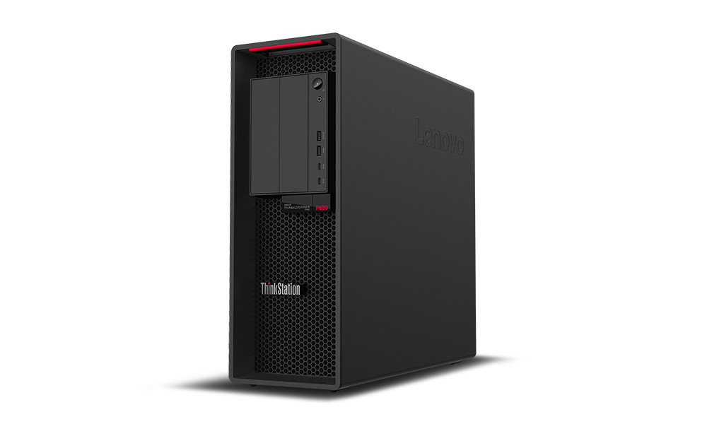 Lenovo Rilis ThinkStation P620: PC Desktop Workstation Pertama dengan AMD Threadripper Pro 4 02 ThinkStation P620 Hero Front Facing Left