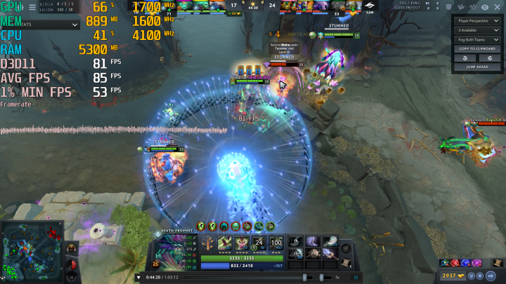 Hands-on (p)review AMD RYZEN 3 PRO 4350G : Renoir APU Desktop 24 BENCH GAME dota2 2020 07 21 21 54 57 100