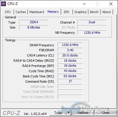 Review IdeaPad Slim 3 - AMD Ryzen 3 4300U 4 CPUZ MEMORY 1