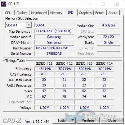 Review IdeaPad Slim 3 - AMD Ryzen 3 4300U 5 CPUZ SPD