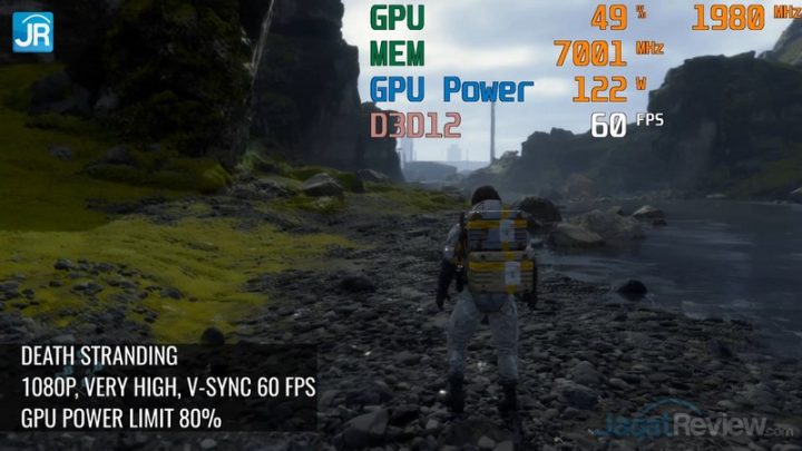 PC Kencang Jadi Irit Daya: GeForce RTX 2060 Super di Bawah 100W? Bisa! 12 Death Stranding Power Limit 80 V Sync 60