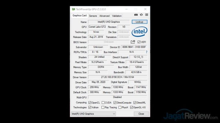 Review Dynabook Portege X30L-G: Super-ringan dengan Intel 10th Gen 6 gpuz 1