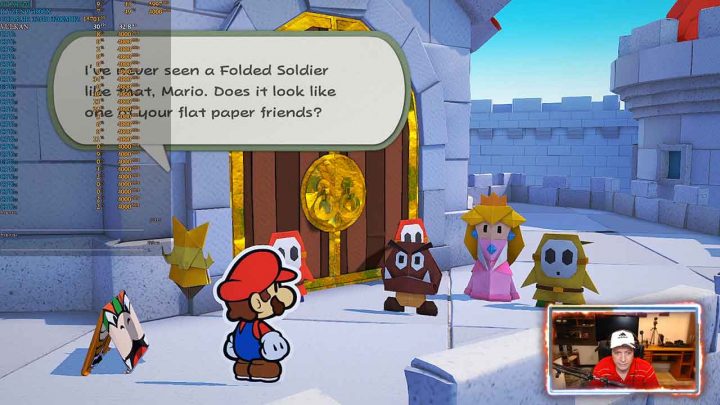 paper mario origami king