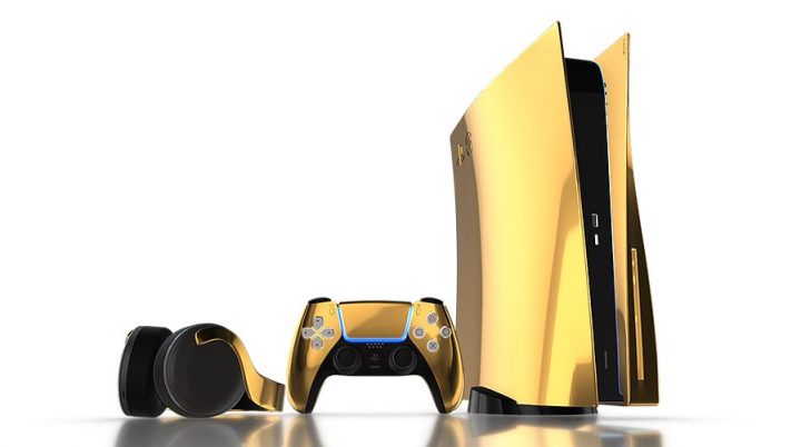 Truly Exquisite Perkenalkan Playstation 5 Berlapis Emas 24 Karat 4 ps5 gold