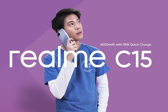 Direct Release: realme Kombinasikan 6000mAh Mega Battery dengan 18W Quick Charge 31 realme C15 Iqbaal