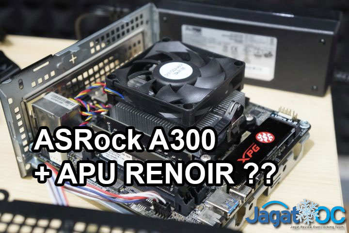 Eksperimen : ASRock A300 Deskmini + AMD RYZEN 3 PRO 4350G ‘Renoir’ 46 A300 4350G 0 LOGO