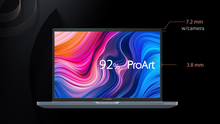 Review ASUS ProArt StudioBook Pro X W730G5T: Laptop Ini Terlalu Kencang! 10 Bezel Screen to Body Ratio