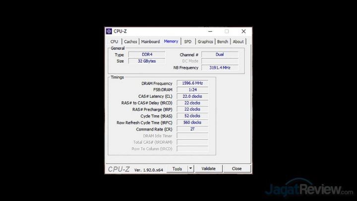Review ASUS ROG Zephyrus Duo 15 GX550: Laptop Content Creator  CPUZ MEMORY edit