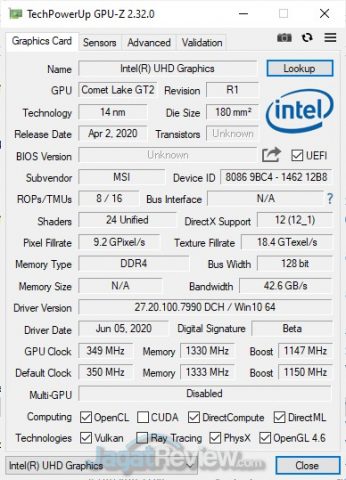 Review MSI GL65 Leopard: Laptop Gaming dengan GPU Spesial 5 GPUZ IGP