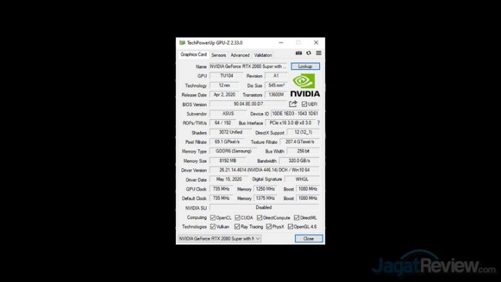 Review ASUS ROG Zephyrus Duo 15 GX550: Laptop Content Creator  GPUZ NVIDIA NON TURBO MODE edit
