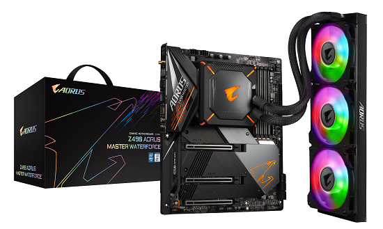 Direct Release: GIGABYTE Z490 Motherboards Gear VRM/CPU Liquid Cooling Solution 27 Z490 AORUS MASTER WATERFORCE
