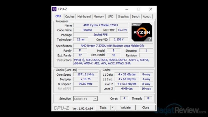 Review Huawei MateBook D 14: Laptop AMD yang Sangat Optimal, Layak Dicontoh! 2 cpuz