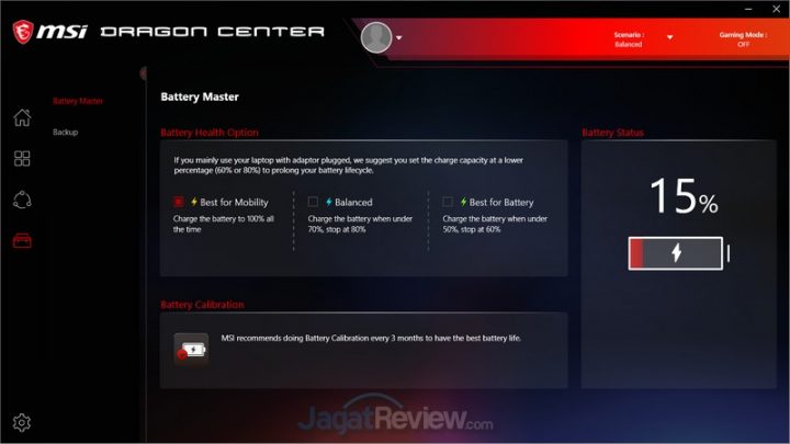 Review MSI GL65 Leopard: Laptop Gaming dengan GPU Spesial 19 dragon center battery master