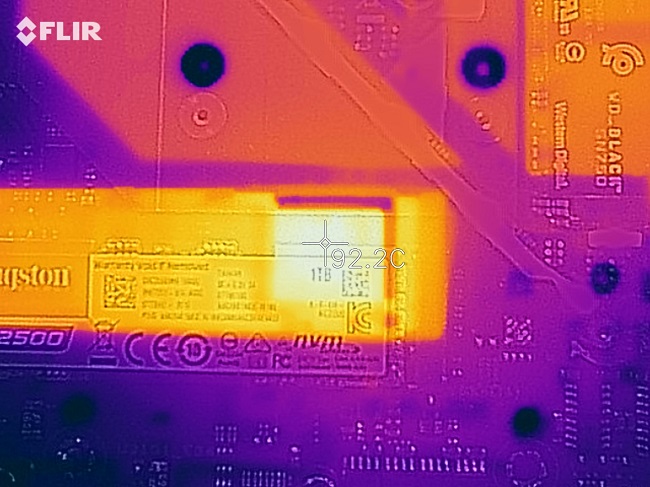 Review Storage: SSD Kingston KC2500 1 TB 14 flir 2