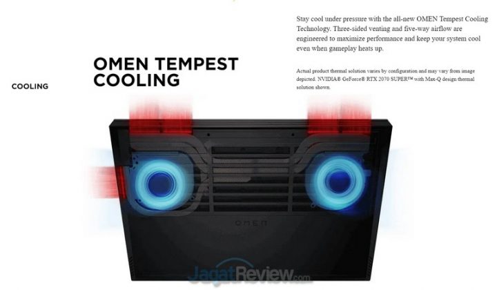Review OMEN by HP 15 - 2020: Kencang Tapi Dingin! 1 Omen tempest cooling