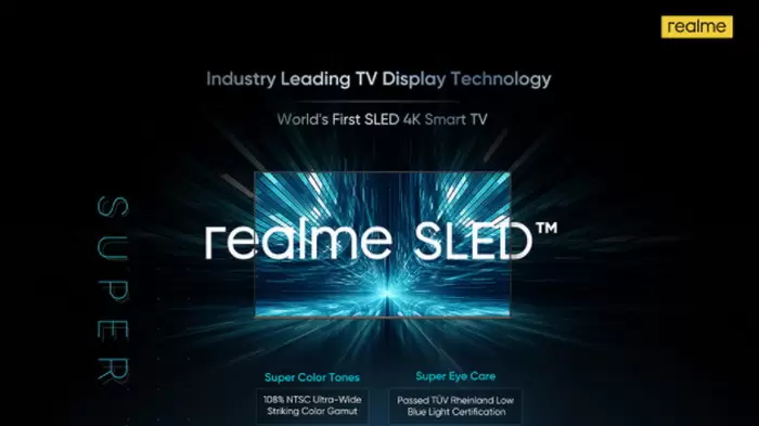 Realme Kembangkan Panel SLED Untuk Smart TV Terbaru 44 realme smart TV SLED