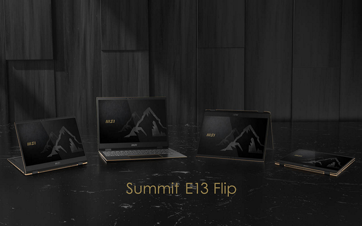 MSI Perkenalkan Lini Laptop Baru: Seri Summit 4 Summit E13 Flip