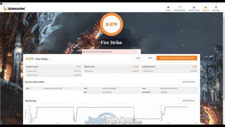 Review Lenovo Legion Y7000SE: Laptop Murah Cocok untuk Edit Video, Foto, Content Creator, dan Coding 2 firestrike