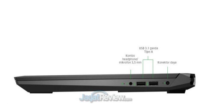 Review HP Pavilion Gaming 15-dk1064TX: Laptop dengan Core i5 dan RTX 2060 Termurah 14 konektor 01