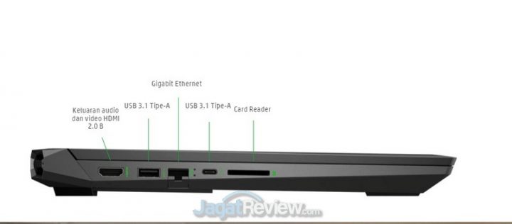 Review HP Pavilion Gaming 15-dk1064TX: Laptop dengan Core i5 dan RTX 2060 Termurah 13 konektor 02