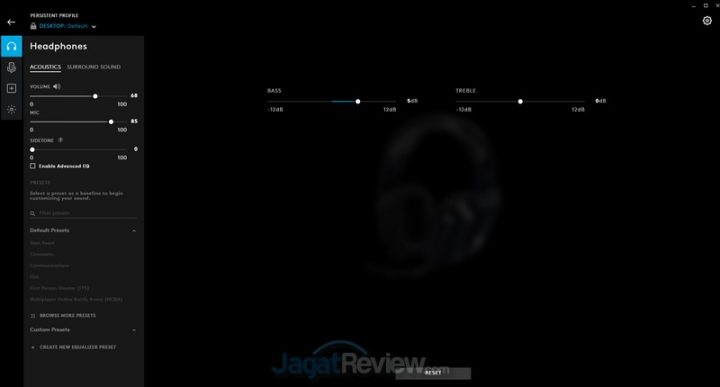 Review Headphone Gaming Logitech G733 Lightspeed 9 Logitech G Hub