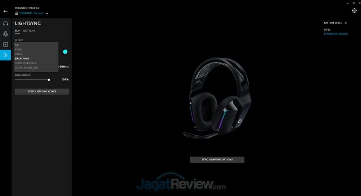 Review Headphone Gaming Logitech G733 Lightspeed 8 Logitech G Hub
