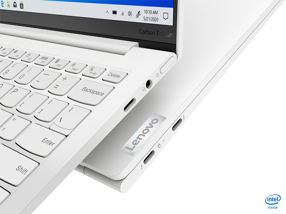 Laptop Lenovo Yoga Slim 7i Carbon Dirilis: Super Ringan dengan Intel Core 11th Gen 6 11 Yoga Slim 7 Carbon Closeup Ports