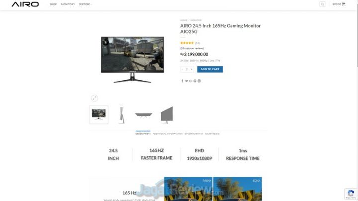 Review AIRO AIO24X dan AIO25G: Monitor 2 Jutaan untuk Gaming dan Video Editing 8 AIO25G 8