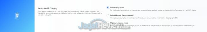 Review ASUS VivoBook 14 A409JP: Murah dengan Core i5 dan GeForce MX330 15 Battery Health Option