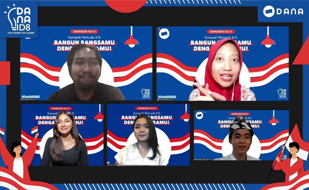 Direct Release: DANA Sebarkan Inspirasi ke Lebih Dari 400 Anak Muda dalam Sumpah Pemuda Virtual 19 DANA Sumpah Pemuda Virtual e1604026023595