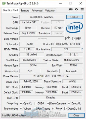 Review ASUS VivoBook 14 A409JP: Murah dengan Core i5 dan GeForce MX330 6 GPUZ INTEL 1