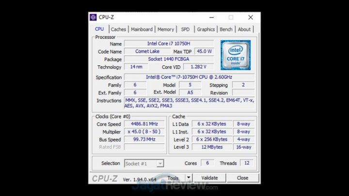 Review HP Pavilion Gaming 15-dk1041tx: Lebih Murah Untuk Gamer & Content Creator 2 cpuz cpu 5